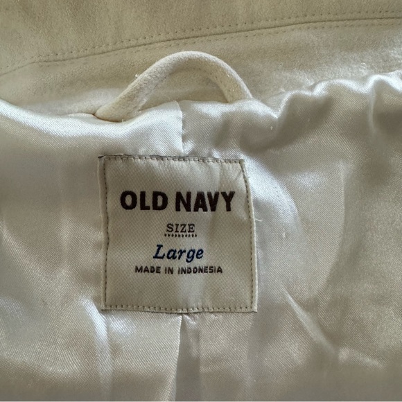 Old Navy Wool Blend White Coat - Picture 6 of 7